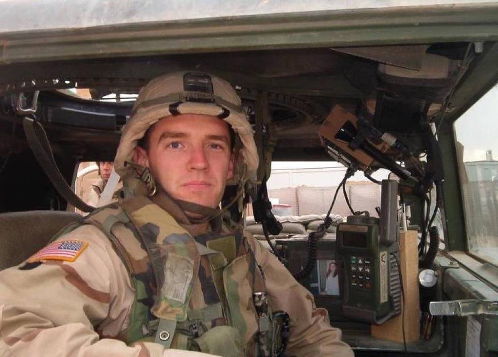 1st Lt. Doyle M. Hufstedler in Hannahiyah, Iraq, January 2004.