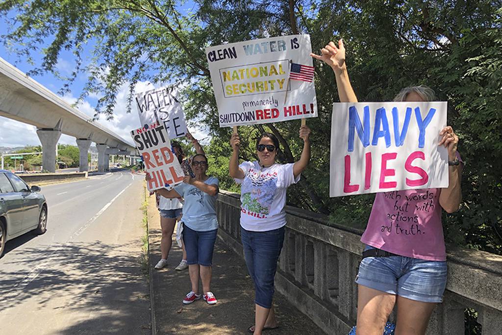 Austin visits Hawaii amid military families’ distrust after fuel spill