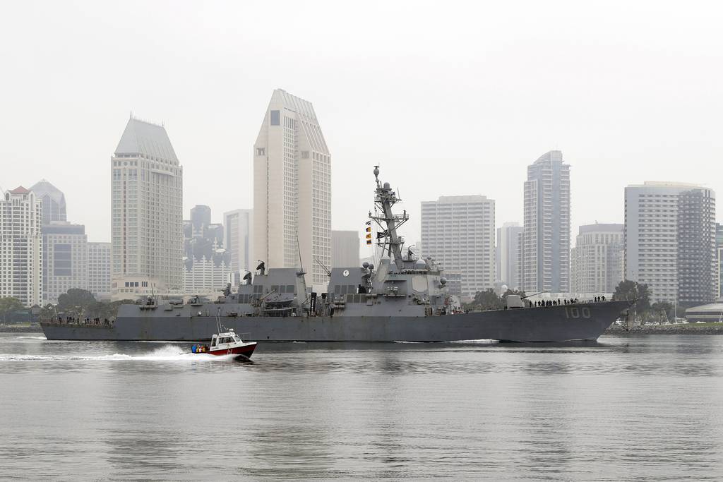 The guided-missile destroyer USS Kidd (DDG 100)