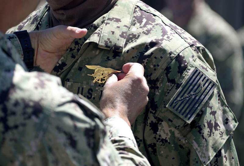 Navy SEAL Trident pinning