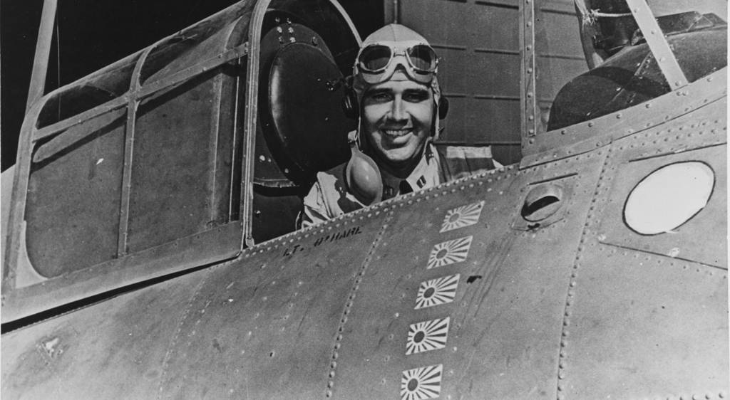 The incredible life and terrible death of the Navy’s first World War II ace