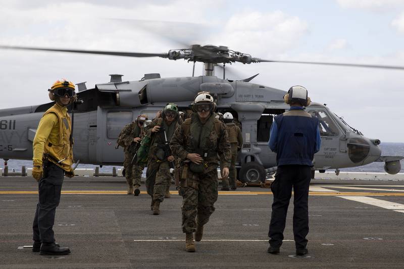 U.S. relief to Haiti ramps up as Iwo Jima begins humanitarian flights