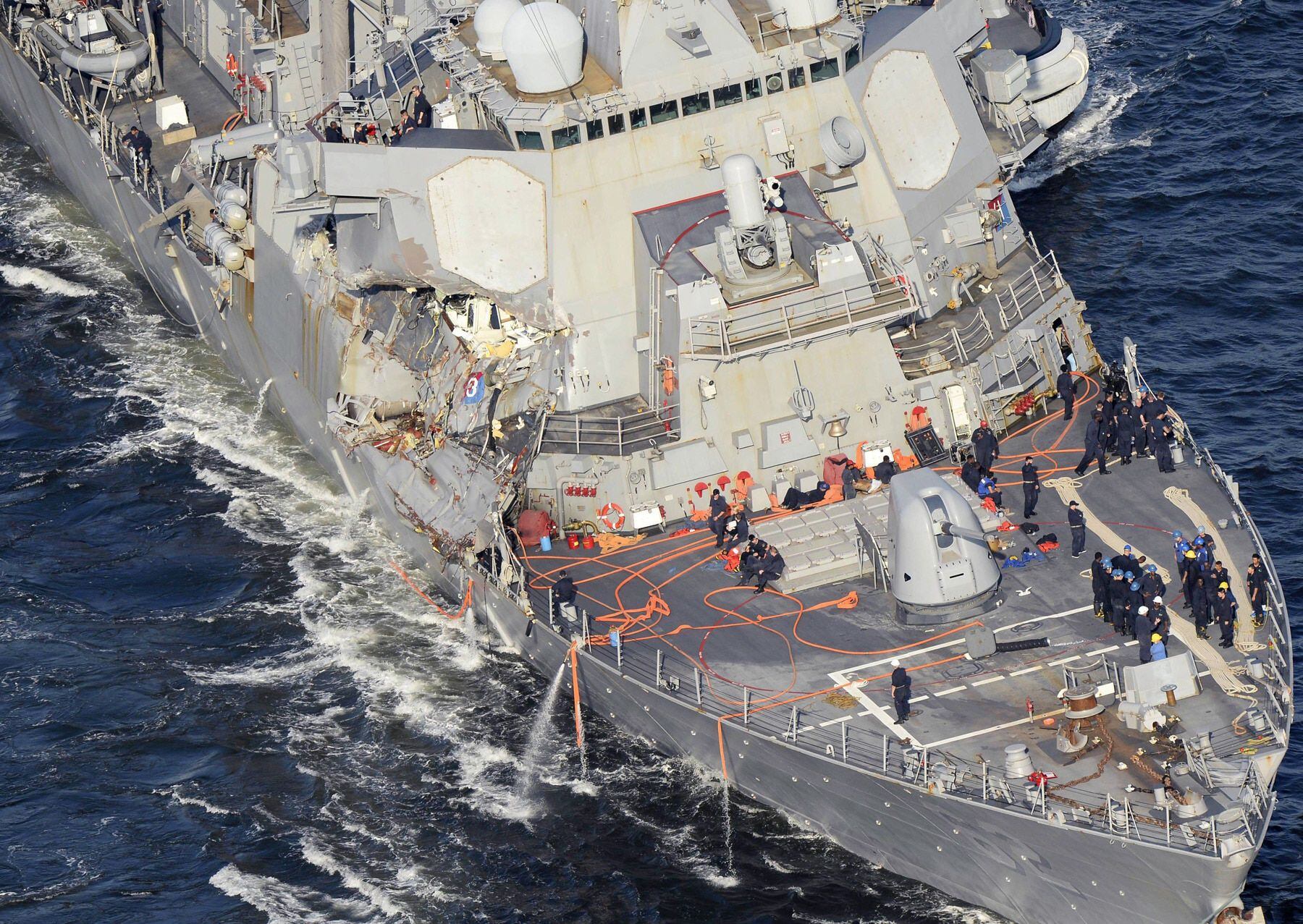 Fitzgerald crew's 'heroic efforts' saved their ship from Fitzgerald crew's 'heroic efforts' saved their ship from