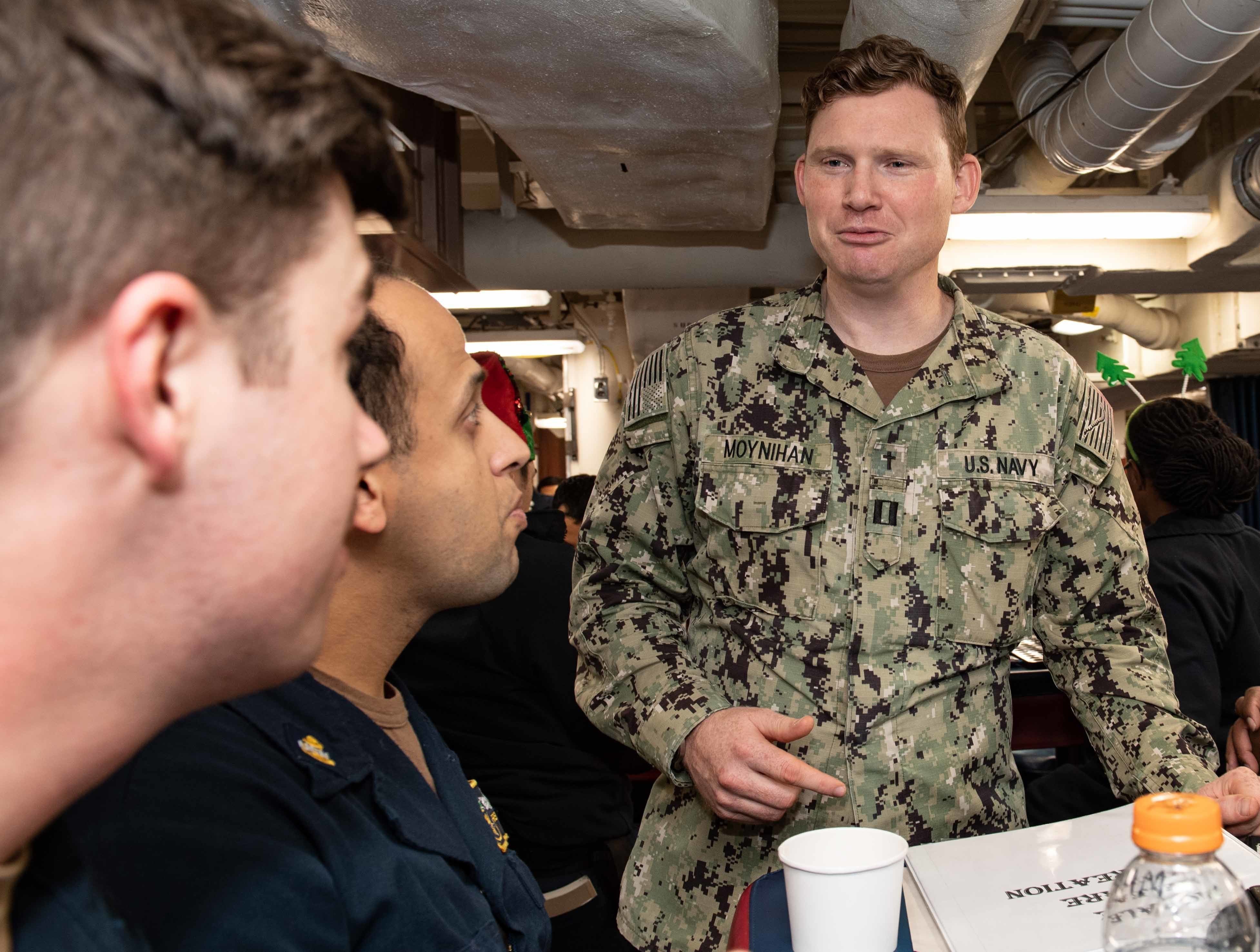 The Navy is making chaplains a permanent part of destroyer crews