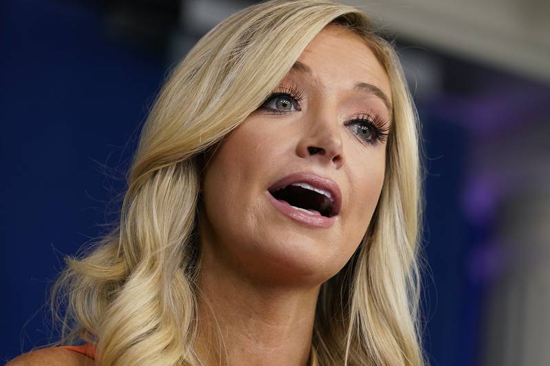 White House press secretary Kayleigh McEnany speaks during a press briefing at the White House, Monday, June 29, 2020, in Washington.
