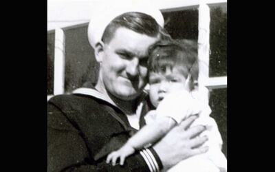 This undated image shows Oliver K. Burger, a sailor who was killed during World War II.