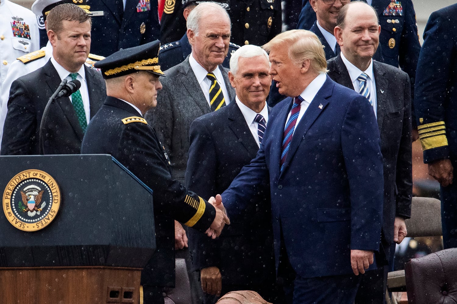 Donald Trump,Mark Milley,Mike Pence