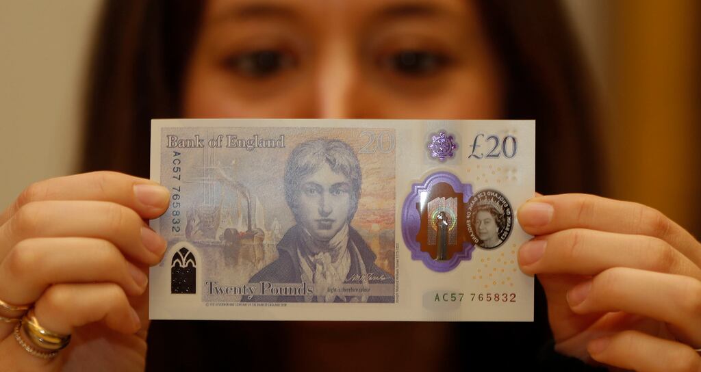UK artist, warship, replace economist on bank note