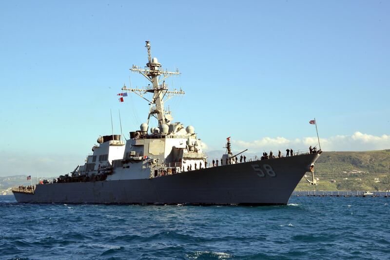 US Navy shoots down more than a dozen drones, missiles in Red Sea
