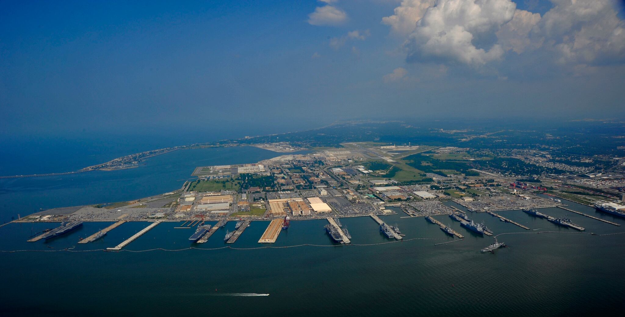 The guided-missile destroyer USS Ross (DDG 71) pulls into Naval Station Norfolk in Virginia on July 7, 2011.